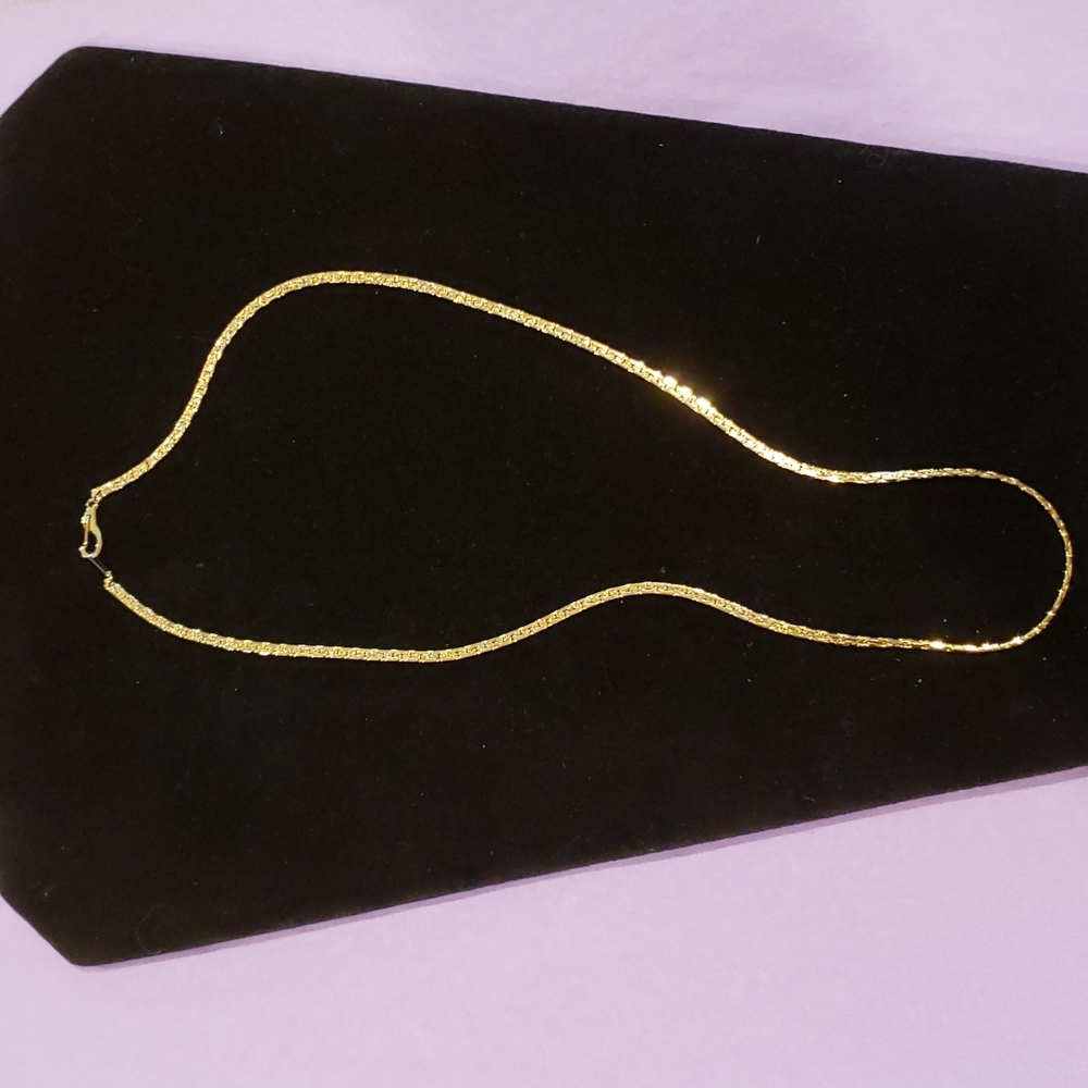 Gold plated necklace